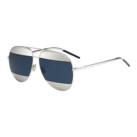 Dior style mirror lenses glasses